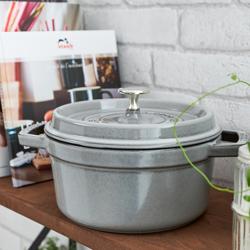 STAUB | LA COCOTTE - Kookpot - Ø 340mm - Gietijzer - Grafietgrijs