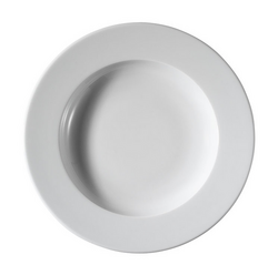 (24 kpl) PERA valkoinen - Lautanen - syvä - Ø 230 mm - Valkoinen