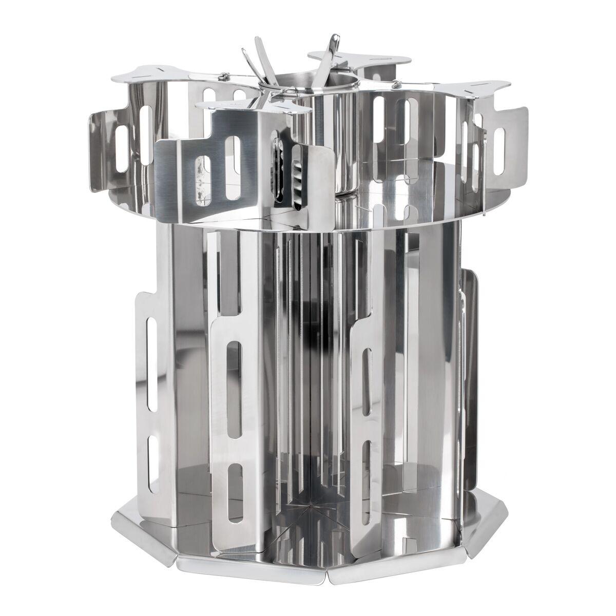 Distributeur de tasses et de soucoupes - rotatif - Acier inoxydable