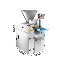 Stroj za porcioniranje tijesta - 1,5 kW - Raspon težine: ~100-600 g - Kapacitet: 60 kg - Maks. 2000 komada/h 