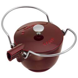 STAUB | Cast Iron Teapot 1.1 L – Grenadine Red - Induction, Grill & Oven