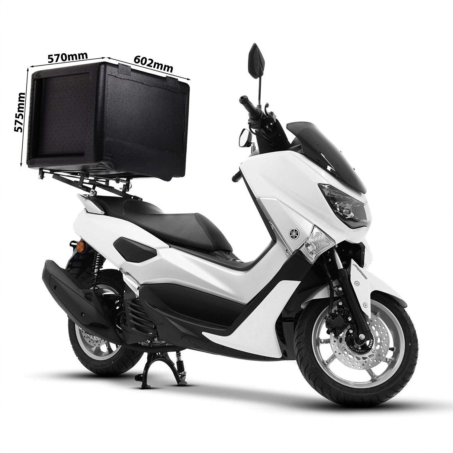 Thermobox - Chargement par l’avant - 100L - 602x570x575mm - pour installation sur motos et vélos
