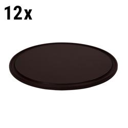 (12 piezas) Plato de polietileno para pizza - Ø 300mm
