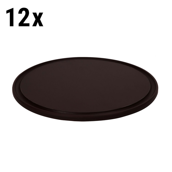 (12 bucăți) Placă pentru pizza din polietilenă - Ø 300mm