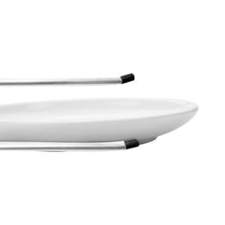 Stivuitor dublu pentru farfurii - până la 80 de farfurii - Ø 23 - 30 cm - cu roți