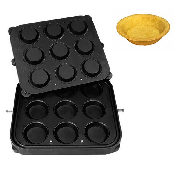 	Plăci pentru mașina de tartlete TMPIC - Formă tartletă: rotundă - Ø 90 mm - pentru 9 tartlete