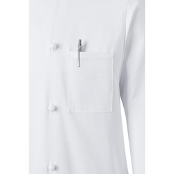 (6 komada) KARLOWSKY | Kuharska jakna Basic - Bijela boja - Veličina: XL