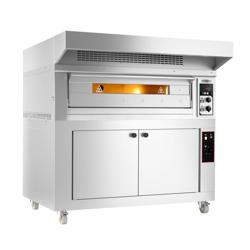 Commercial | ANTONIO series Electric Pizza Oven, 1 Deck – 6× Ø33 cm - 400°C - 8.80 kW - Proofer + hood incl. - Soft‑close