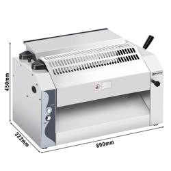 Deeguitrolmachine - voor 520mm pasta- & pizzadeeg