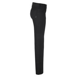 KARLOWSKY | Women's Chef Trousers Tina – Black - Size 36 - Stretch - Zip Fly & Belt Loops