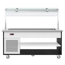 Banco per Buffet freddo DANZIG - 1900 mm - per 5x GN 1/1