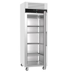 Vrieskast RVS ECO - GN 2/1 - 740mm - 700liter - tot -18°C - met 1 glazen deur - geforceerde koeling, automatische ontdooiing & slot