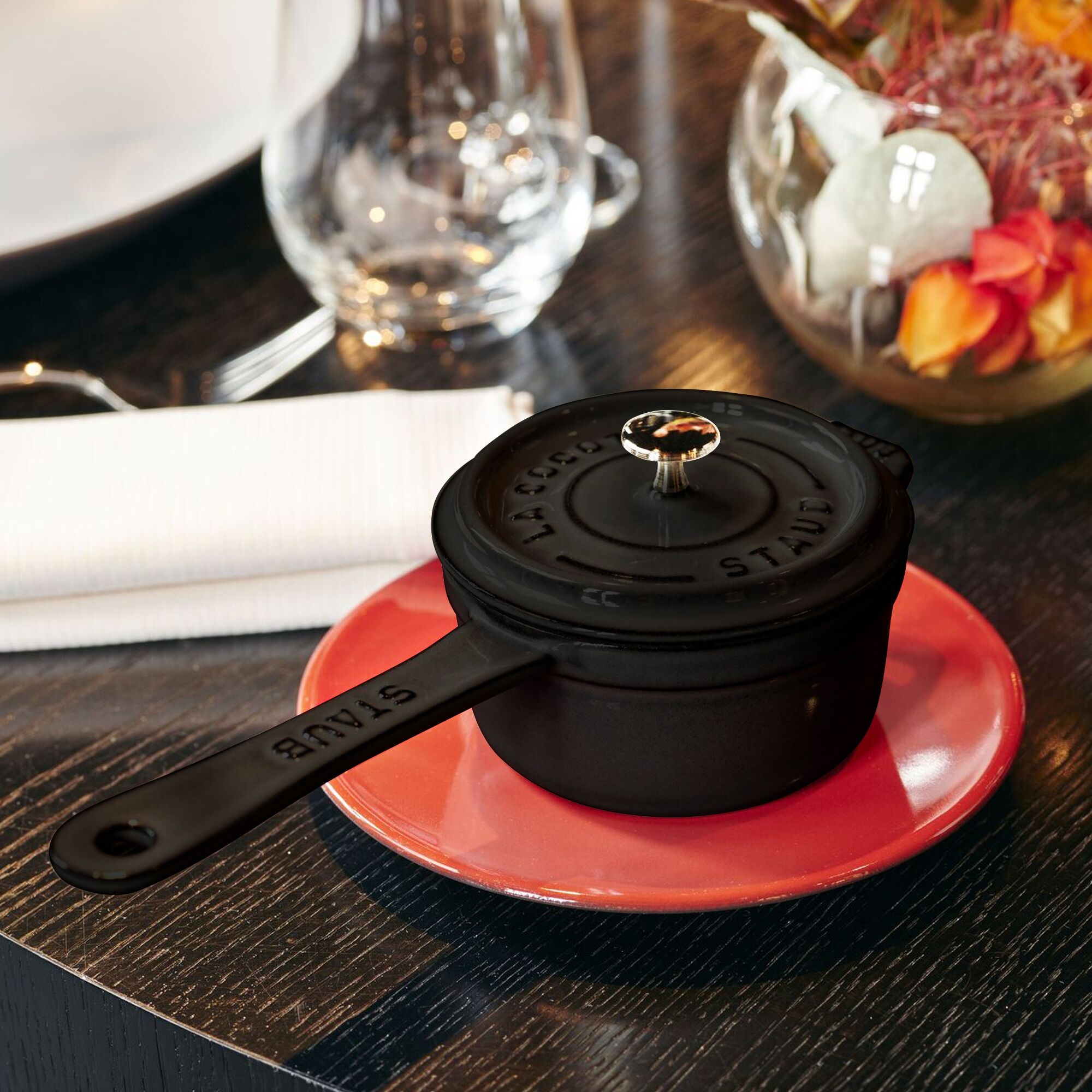 STAUB | SPECIALITIES - Mini Casserole avec Poignée - Ø 100mm - Fonte - Noir