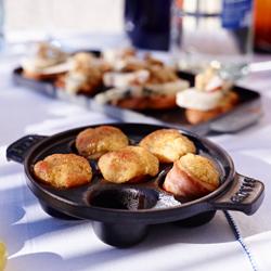 STAUB | Cast Iron Escargot Plate – Ø 14 cm - Black - 6 Wells