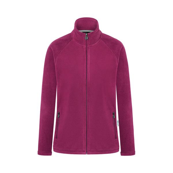 KARLOWSKY | Dames Werkkleding Fleece Jas Warm-Up - Fuchsia - maat: XXL