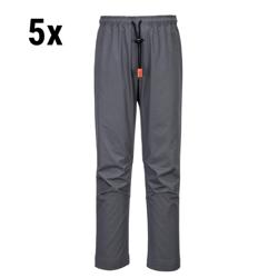 (5 ks) MeshAir Pro pracovní kalhoty - Slim fit - šedá - Velikost: 3XL