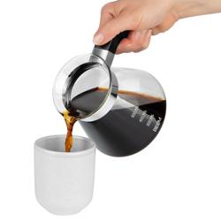 BEEM | Pour-Over Coffee Maker Set – 0.5 L - Permanent Filter - Concrete Look Base - 4 Cups