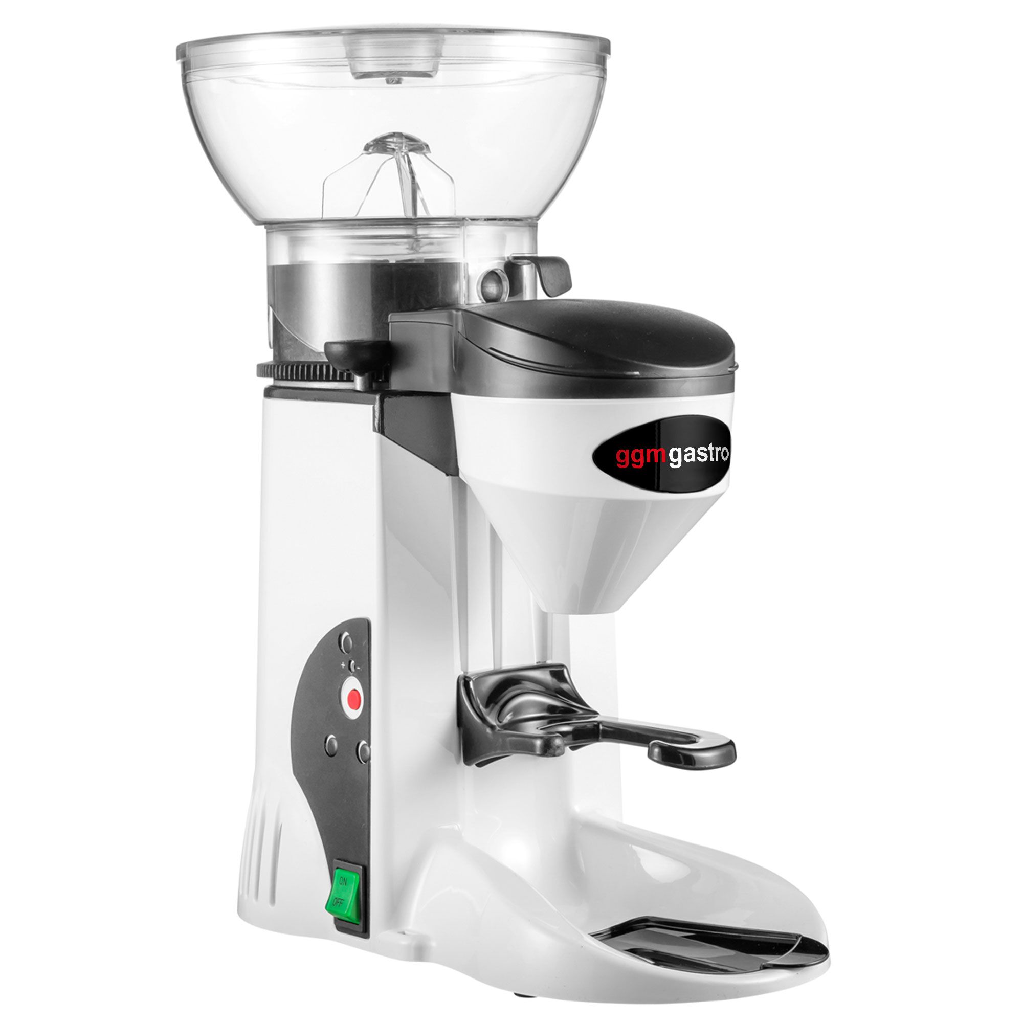 Moulin à café – 1 kg – 77 dB – Avec sortie directe – Blanc