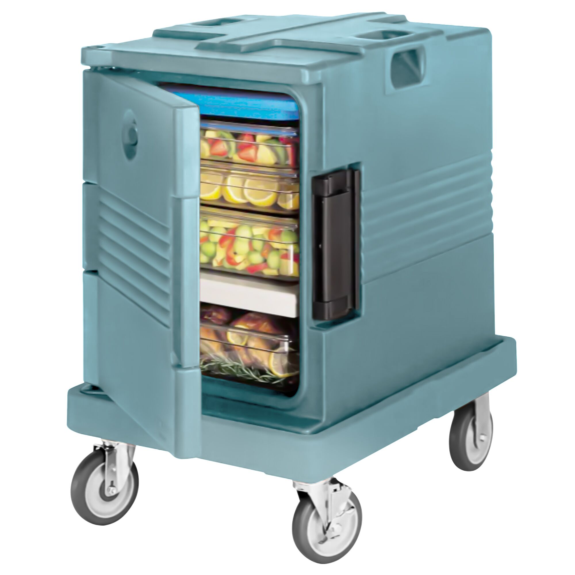 CAMBRO | ULTRA PAN CARRIER® - Conteneur thermique 57 litres - Pour 4 bacs GN 1/1 - Bleu ardoise