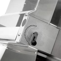 Laminadora de masa - para 400mm masa para pizza - grosor de masa 0,5 a 5,5mm - 375W