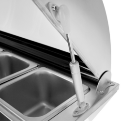 Vitrina de mesa refrigerada / vitrina superior - 67 litros - 0,76 x 0,61 m