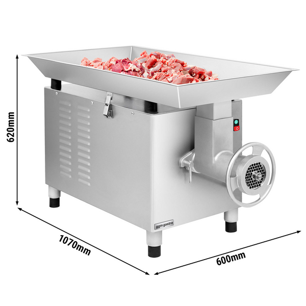 Picadora de carne eléctrica - 1500kg/h - 2,0 kW