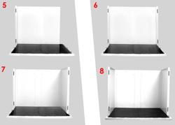 Cámara de refrigeración - 1,5 x 1,2 m - altura: 2,01 m - 2,6 m³ - incl. Unidad Refrigeradora de pared PLUS / Célula refrigerada