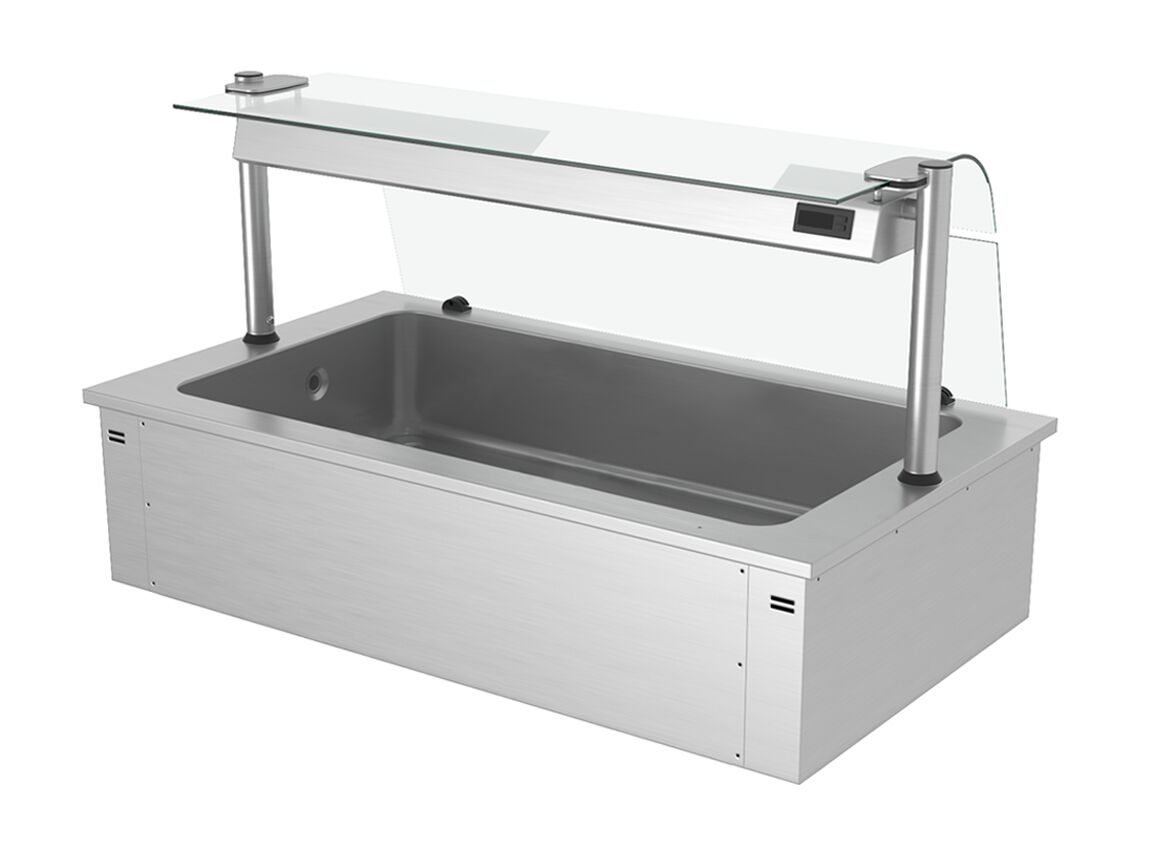 Cuve réfrigérée encastrable - 1460mm - 4x GN 1/1 - 160L