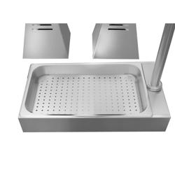 Wärmebrücke Infrarot mit 2 Wärmelampe - 600 Watt - für GN 1/1