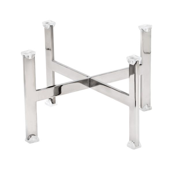 Bufféställ - Rostfritt stål - 210x210 mm - Höjd: 170 mm