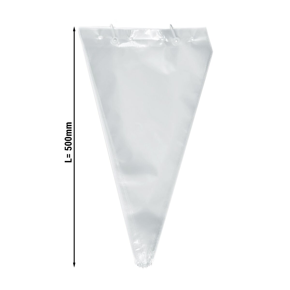 (100 pcs) Poche pâtissière jetable - Longueur: 500mm