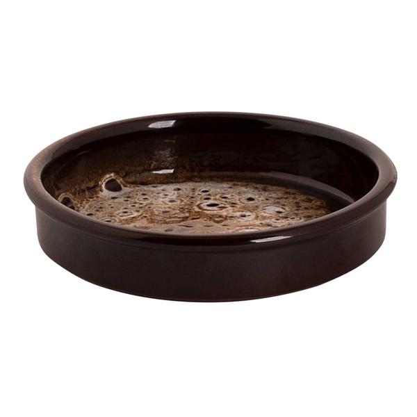 (24 stuks) SABANA - Tapasschaal rond - Ø 140mm - Bruin / Wit