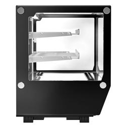 Koelvitrine - tafelmodel Amba - voor taarten/bonbons - 160 liter - 880mm - dubbel glas - schuifdeuren - met 2 schappen