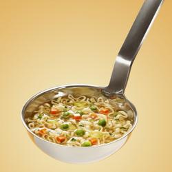 (4 pz) Mestolo - 0,05 L - Lunghezza: 295mm - acciaio inox