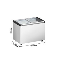 LIEBHERR | Vrieskist - 222 liter - glazen schuifdeksel - Wit