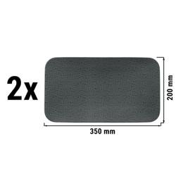 (2 pieces) SELTMANN WEIDEN | Rectangular Dinner Plate – 350 × 200 mm - Anthracite - Porcelain
