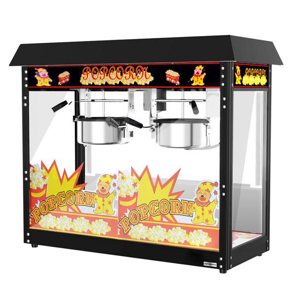 Popcornmachine - 10 kg/uur - met 2 kommen
