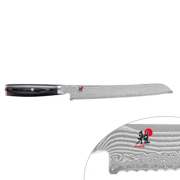 MIYABI | 5000 FC-D - Broodmes - met gekartelde rand - Mes: 240mm