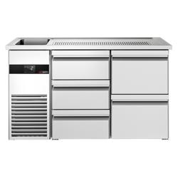 Пивний прилавок PREMIUM - 1550x700 мм - 5 висувних шухляд