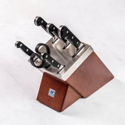 ZWILLING | PRO SharpBlock - Itsestään teroittuva veitsilohko - 7 kpl - ruskea