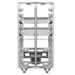 Carrito para bandejas de acero Inox. - 10x EN 600x400