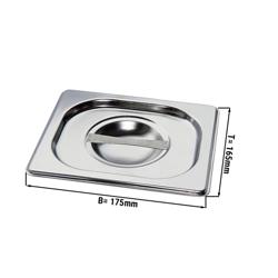Stainless Steel Gastronorm Container Lid GN 1/6 – 176 x 162 mm - 27 mm height