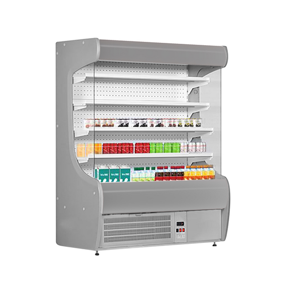 Duvar Tipi Soğutmalı Teşhir Ünitesi - 915 mm - 4 raflı - gümüş ön panel