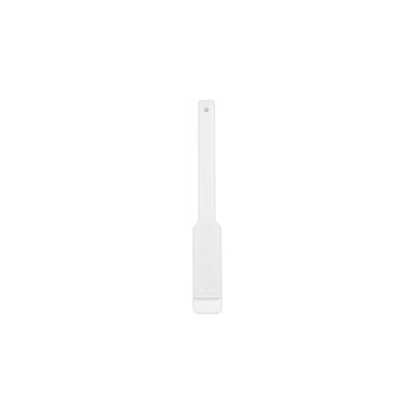 Roerspatel vlak - Polyethyleen - Blad:40x24mm - Lengte:326mm - wit