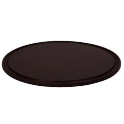 (12 db) Pizzatányér - polietilén - Ø 28 cm - barna