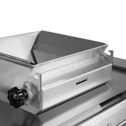 Façonneuse de boulangerie - Sur piétement - 4 cylindres - 550W - Jusqu’à 3000 pièces/h - Acier inoxydable