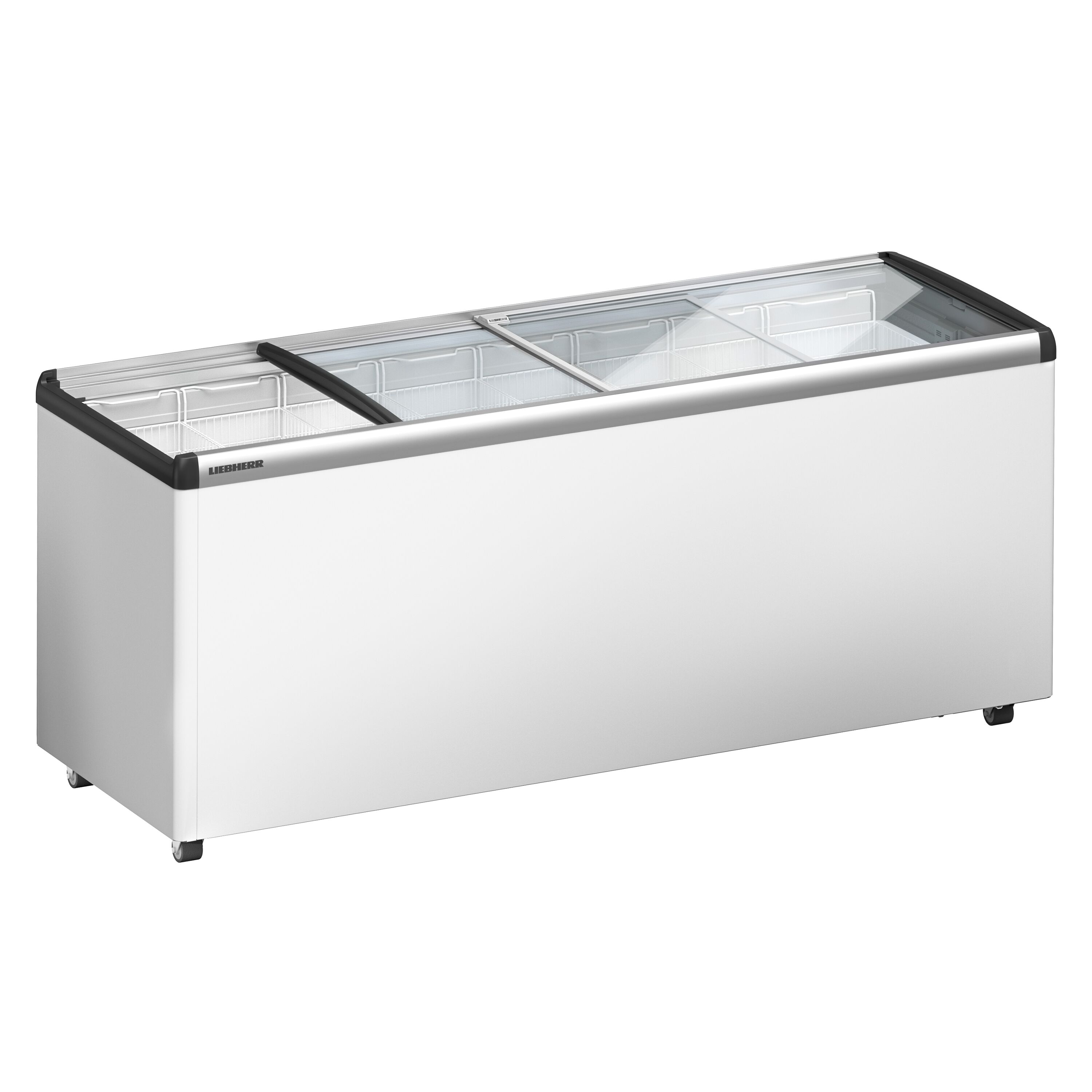 LIEBHERR | Congélateur coffre - 457 litres - Avec couvercle en verre coulissant - Blanc