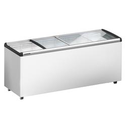 LIEBHERR | Zamrażarka skrzyniowa  - 457 litrów - z przesuwaną szklaną pokrywą - Biała