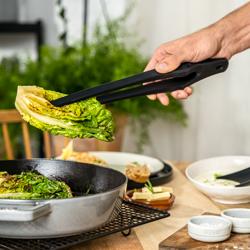 STAUB | Zange - 310mm - Silikon - Schwarz/Holz