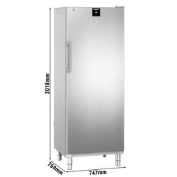 LIEBHERR | Mrazák z nerezové oceli PERFECTION - 378L - plastový interiér - s 1 dveřmi